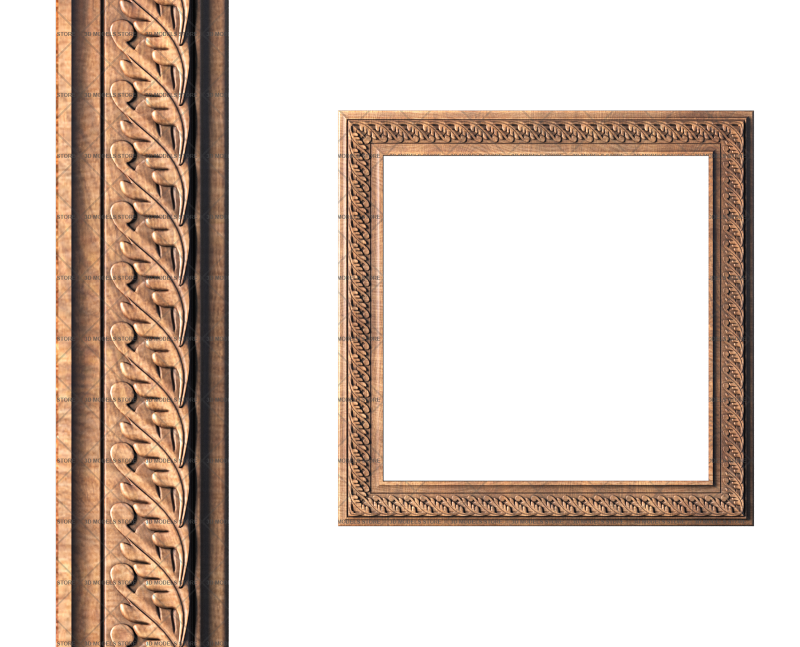 Square frame, 3d models (stl)