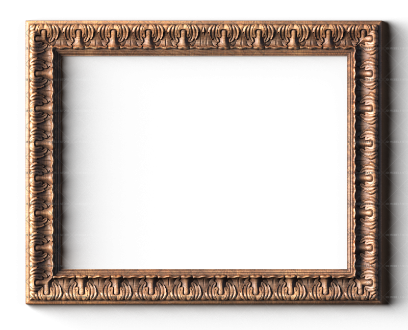 Rectangular frame, 3d models (stl)