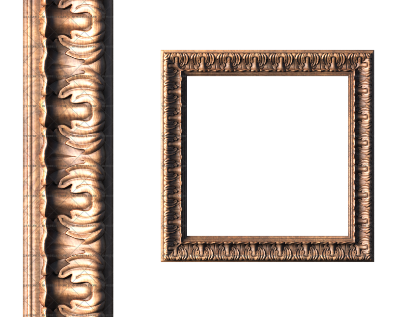 Square frame, 3d models (stl)