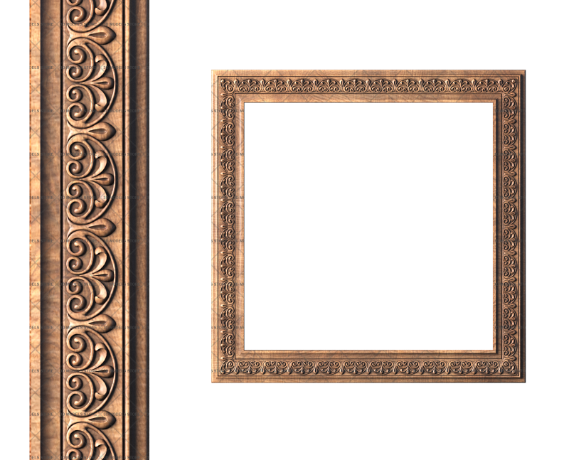 Square frame, 3d models (stl)