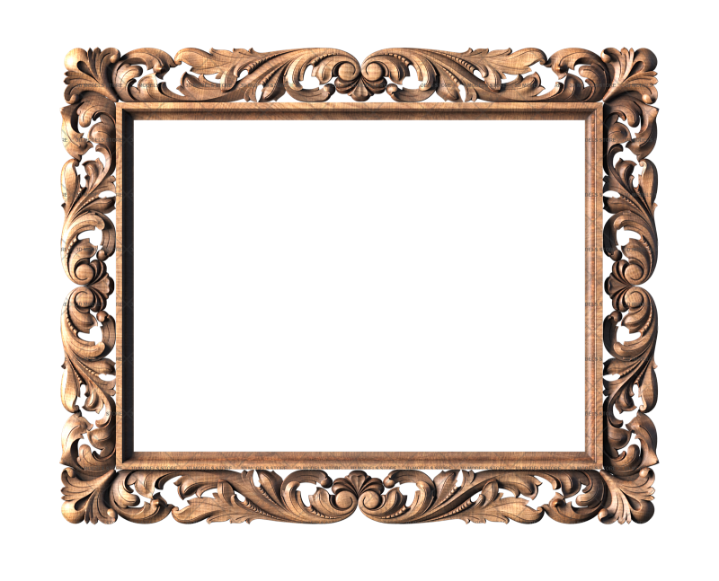 Rectangular frame, 3d models (stl)