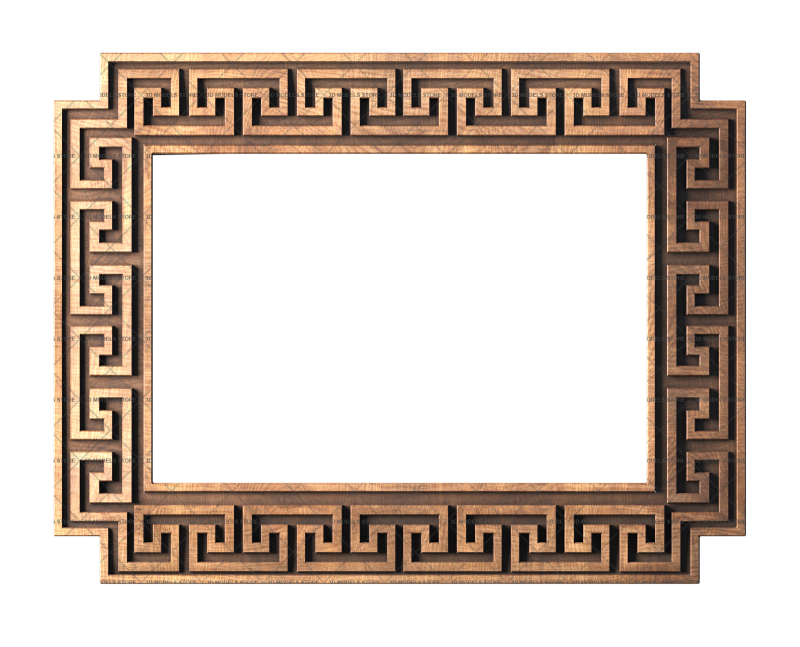 Rectangular frame, 3d models (stl)