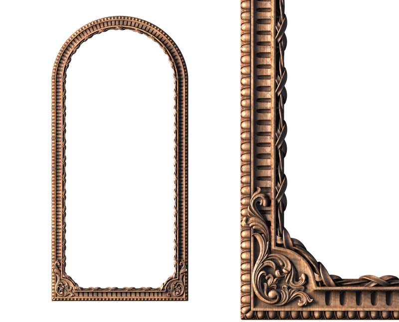 Rectangular frame, 3d models (stl)