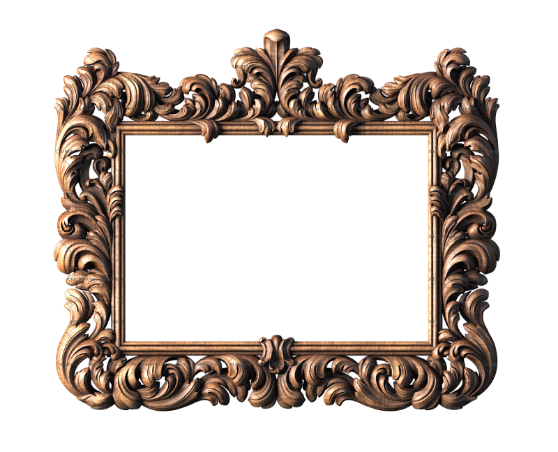 Rectangular frame, 3d models (stl)