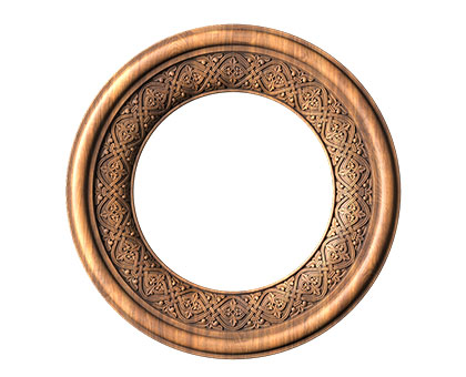 Round frame, 3d models (stl)