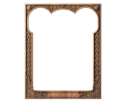 Rectangular frame, 3d models (stl)