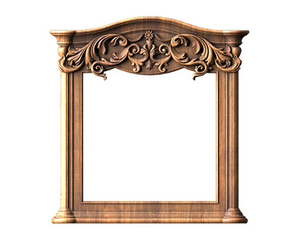 Rectangular frame, 3d models (stl)