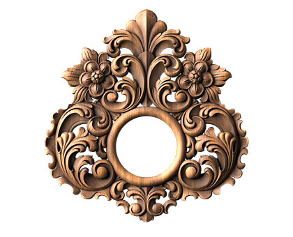 Round frame, 3d models (stl)