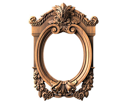 Round frame, 3d models (stl)