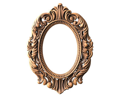 Round frame, 3d models (stl)