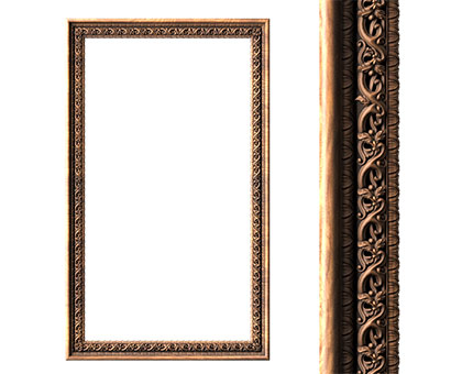 Rectangular frame, 3d models (stl)