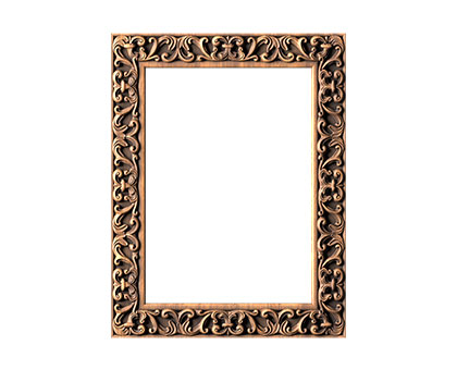 The frame is rectangular, 3d models (stl)