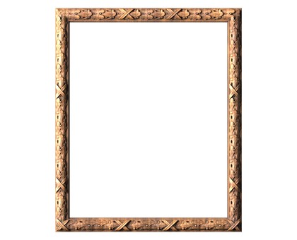 Frame rectangular, 3d models (stl)