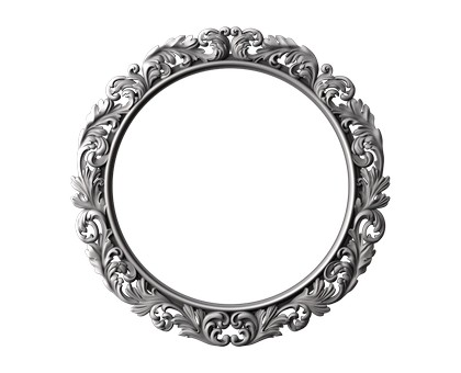 Round frame, 3d models (stl)