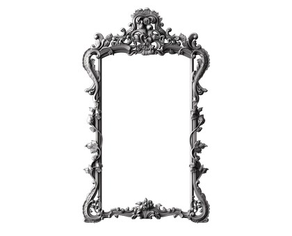 Rectangular frame, 3d models (stl)