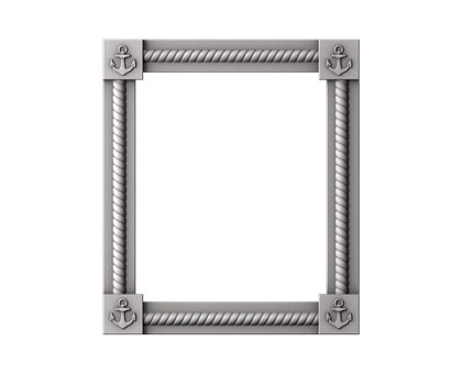 Rectangular frame, 3d models (stl)