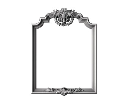 Frame rectangular, 3d models (stl)