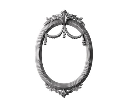 Frame oval, 3d models (stl)