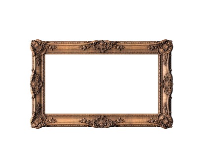 Frame rectangular, 3d models (stl)