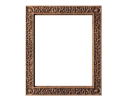 Frame rectangular, 3d models (stl)