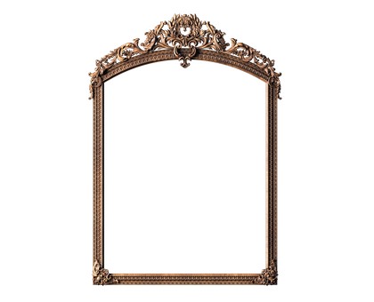 Frame with crown, 3d models (stl)