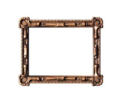 Rectangular frame, 3d models (stl)