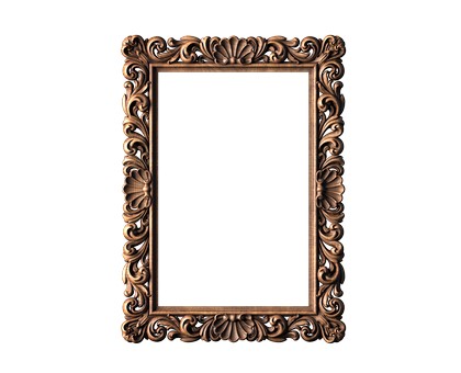 Rectangular frame, 3d models (stl)