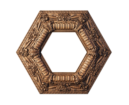 Rhombus frame, 3d models (stl)