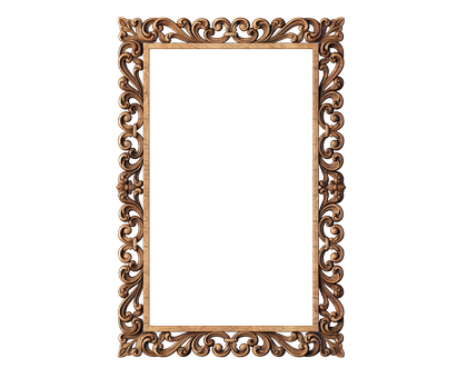 Frame rectangular, 3d models (stl)