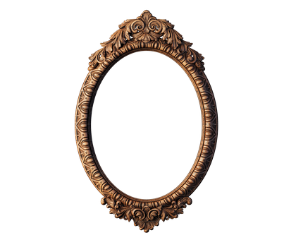 Frame oval, 3d models (stl)