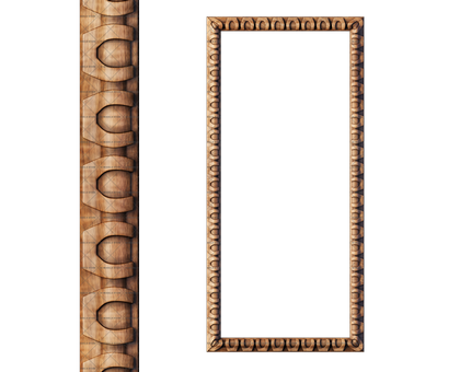 Frame rectangular, 3d models (stl)