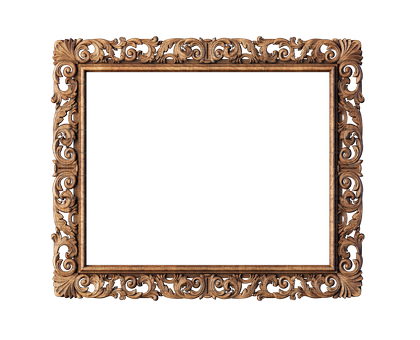 Frame rectangular, 3d models (stl)