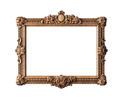 Frame rectangular, 3d models (stl)