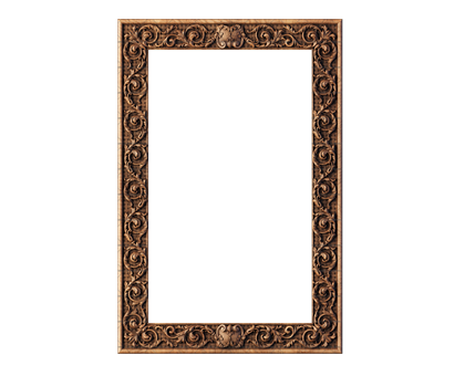 Frame rectangular, 3d models (stl)