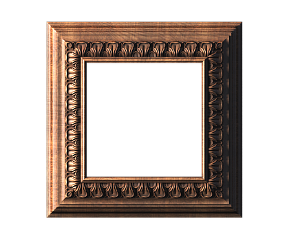 Frame rectangular, 3d models (stl)