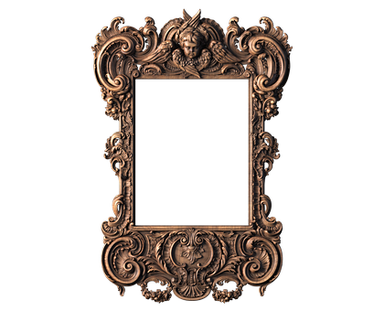 Frame Baroque, 3d models (stl)