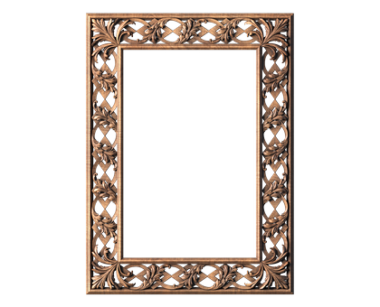 Frame rectangular, 3d models (stl)