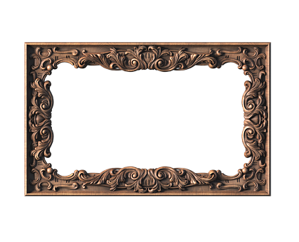 Rectangular frame, 3d models (stl)