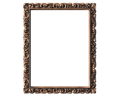 Rectangular frame, 3d models (stl)