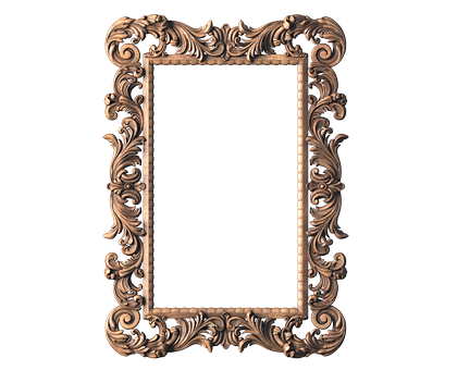 Rectangular frame, 3d models (stl)