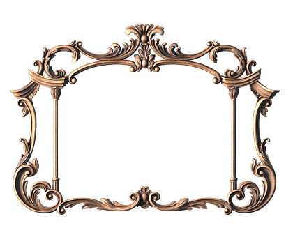 Rectangular frame, 3d models (stl)