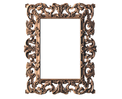 Rectangular frame, 3d models (stl)