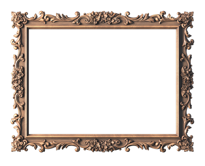 Rectangular frame, 3d models (stl)