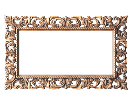 Rectangular frame, 3d models (stl)