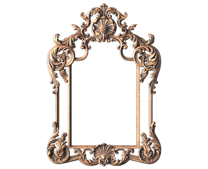 Rectangular frame, 3d models (stl)