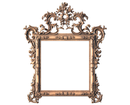 Rectangular frame, 3d models (stl)