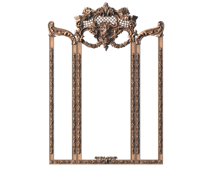 Rectangular frame, 3d models (stl)