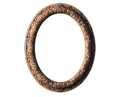 Oval frame, 3d models (stl)