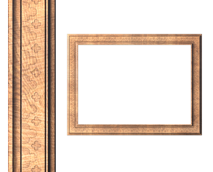 Rectangular frame, 3d models (stl)