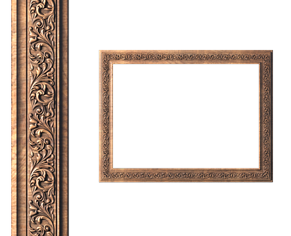 Rectangular frame, 3d models (stl)